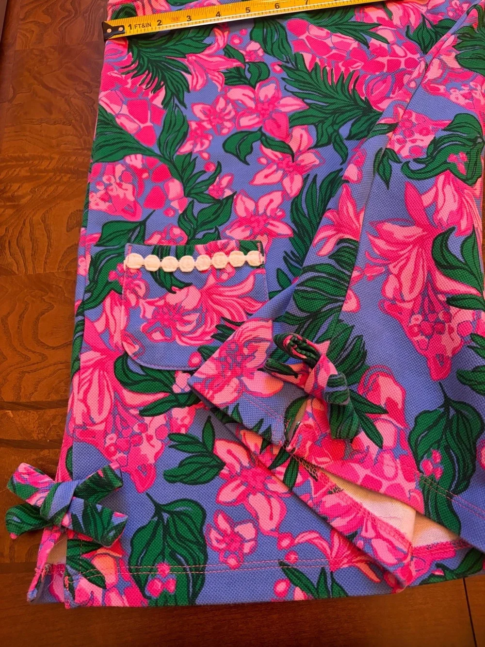 Lilly Pulitzer Pink & Blue Tropical Floral Shift Dress